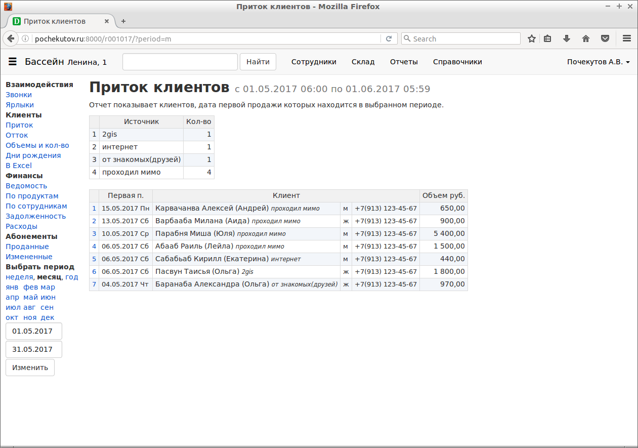 Приток.